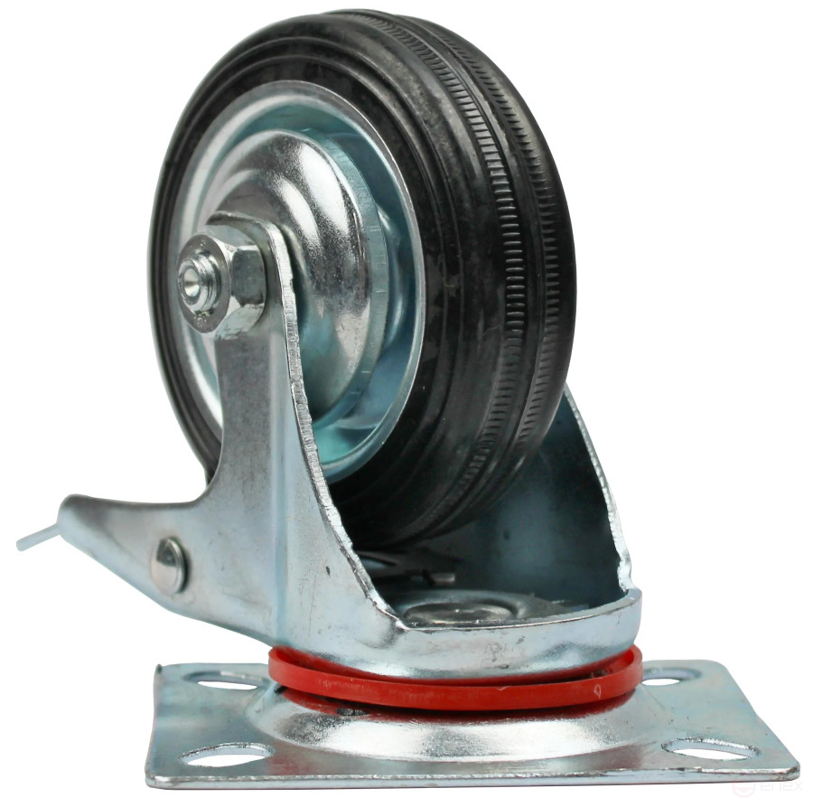 Swivel wheel bearing with brake RAD AB 75