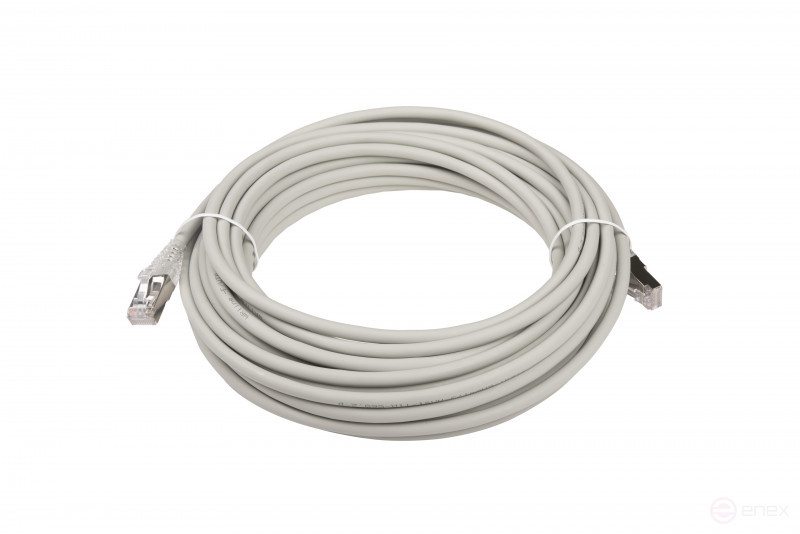 WRline WR-PC-RJ45-FTP-5E-10-GY Патч-корд F/UTP, категория 5е, 2xRJ45, экранированный, серый, LSZH, 10м