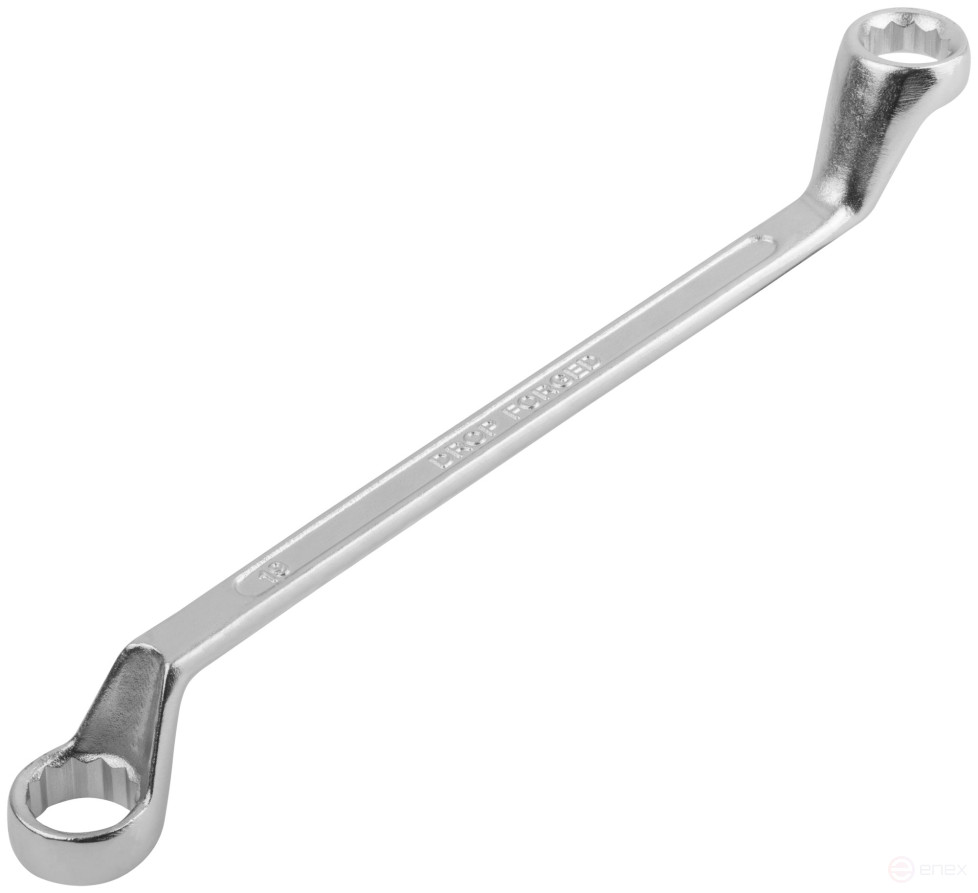 Ключ накидной "Хард", хромированное покрытие 17х19 мм