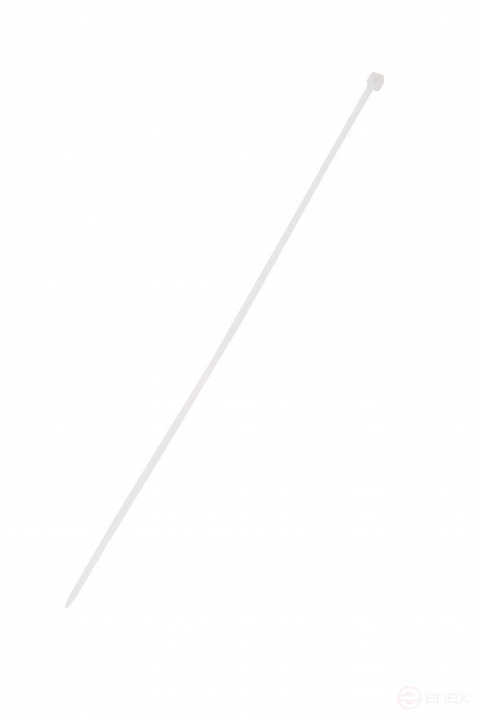 WRline WR-SHN-25-200W Стяжка-хомут 2,5х200 мм, кабельная нейлоновая 6,6, неразъемная, цвет белый (100шт)