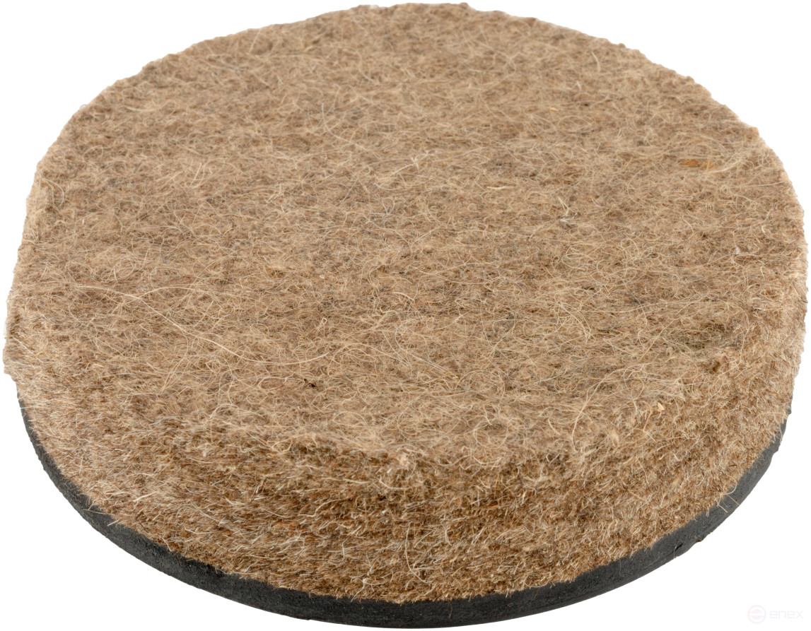 Насадка для УШМ с грубошерстным войлоком D-125*20мм АвтоDело (8000 об/мин) 44053