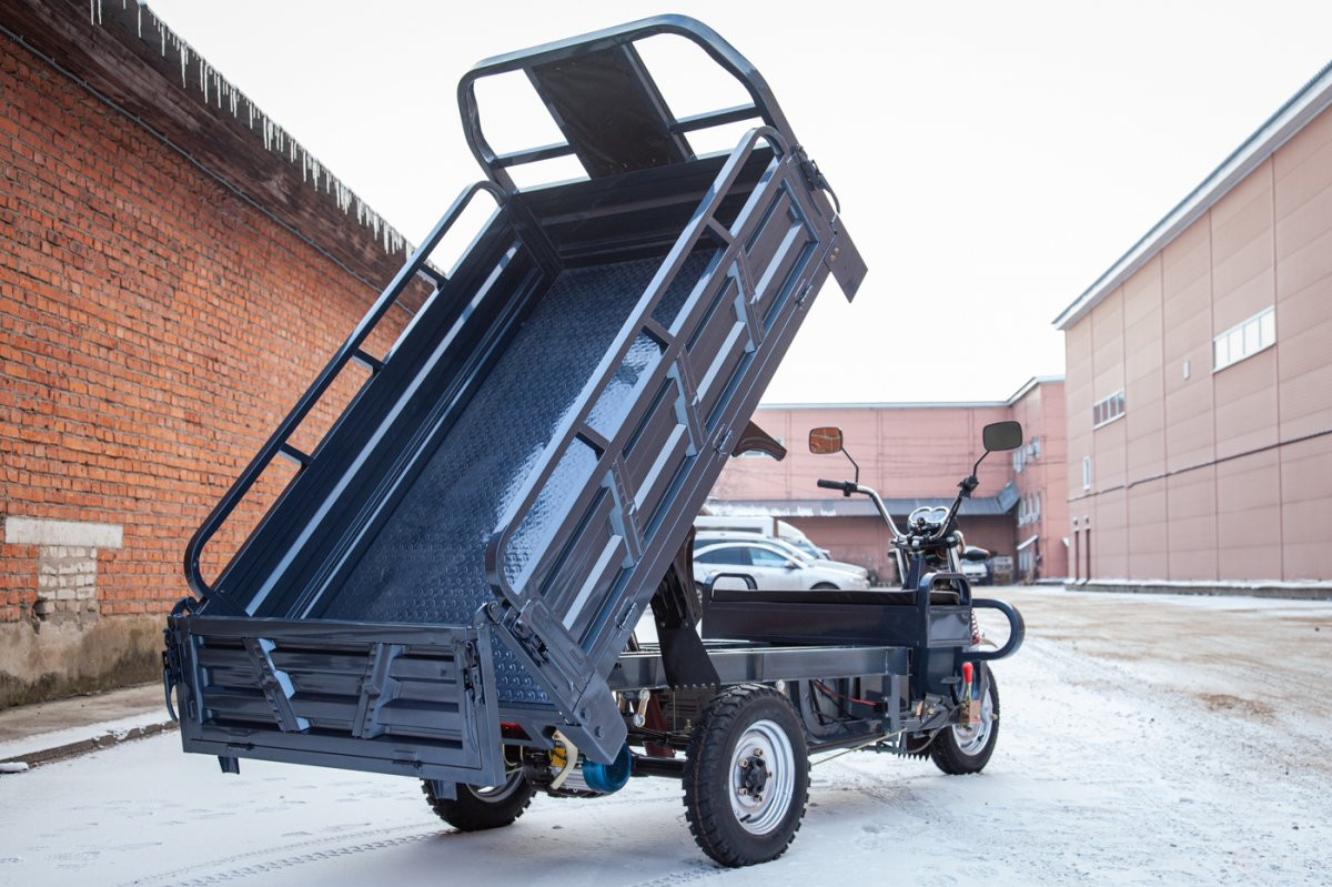 Грузовой электротрицикл Rutrike Титан 2000 ГИДРАВЛИКА 60V1500W, синий