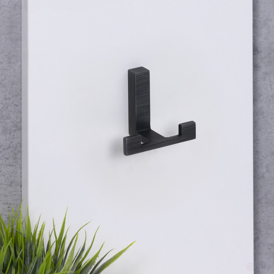 Hook meb. two-horn metal LEGGO polished titanium AKS