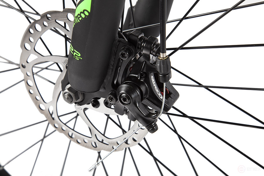 Велогибрид Eltreco XT 800 new Черно-зеленый-2138