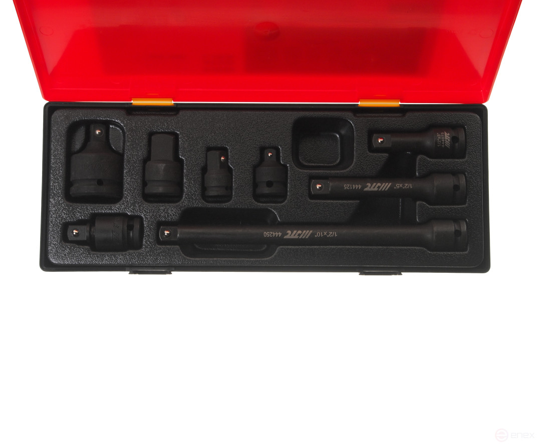 Набор переходников 1/2" DR ударных (в кейсе) 8 предметов JTC /1/6/24