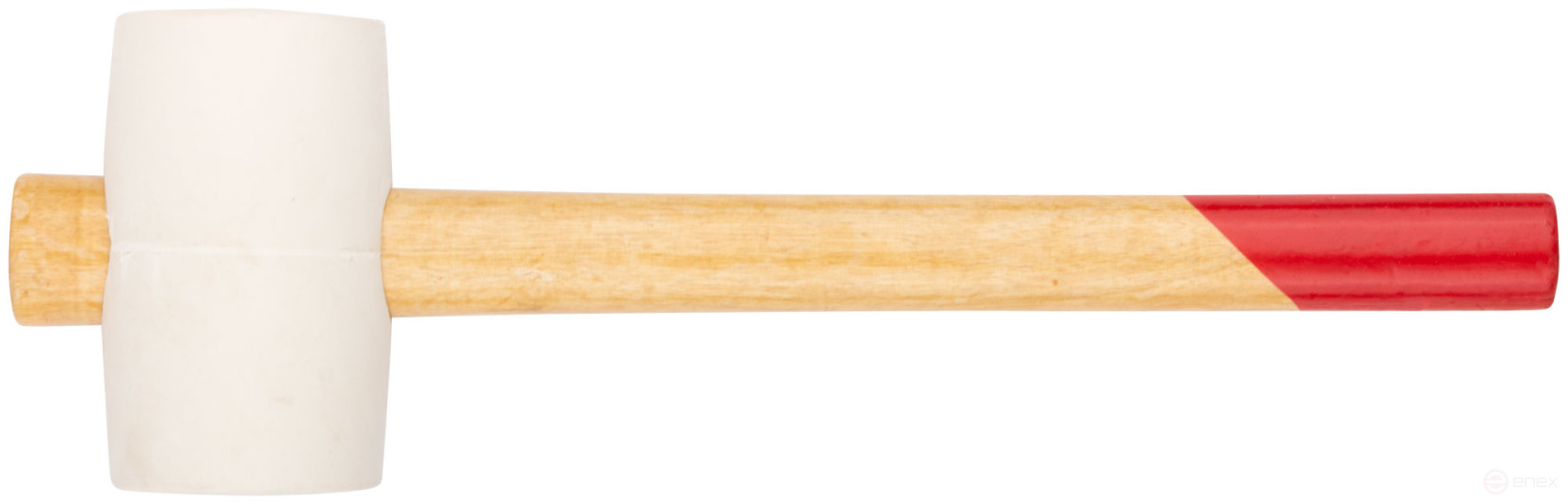 White rubber mallet, wooden handle 50 mm ( 340 gr )