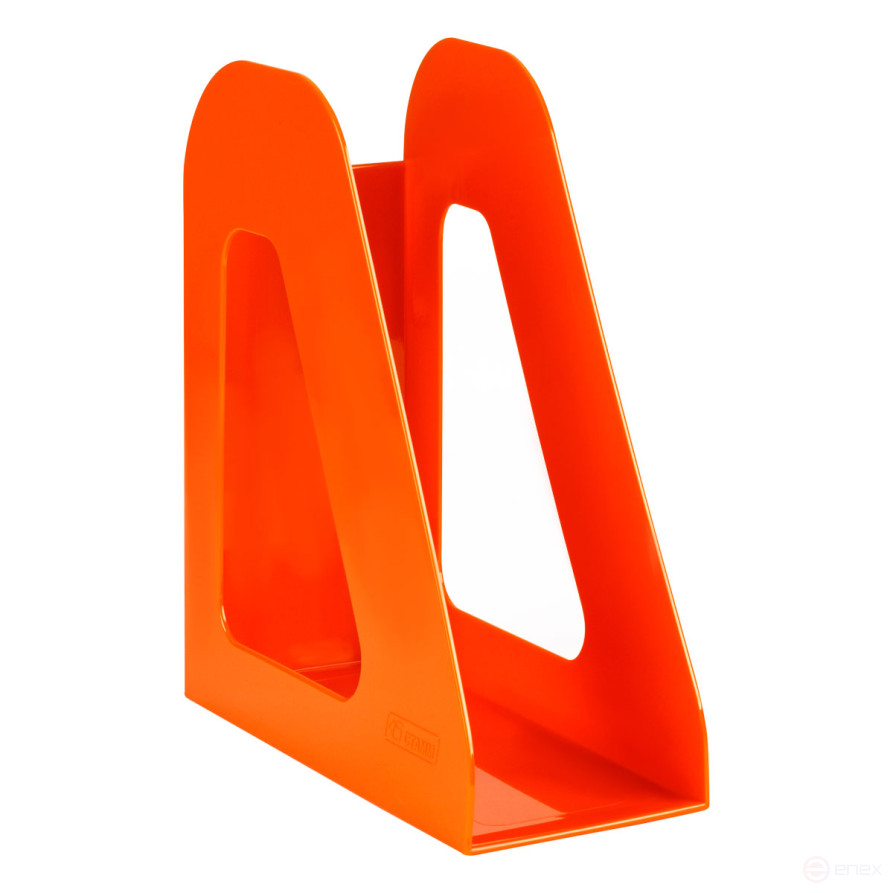 Лоток для бумаг вертикальный СТАММ "Фаворит", оранжевый Mandarin