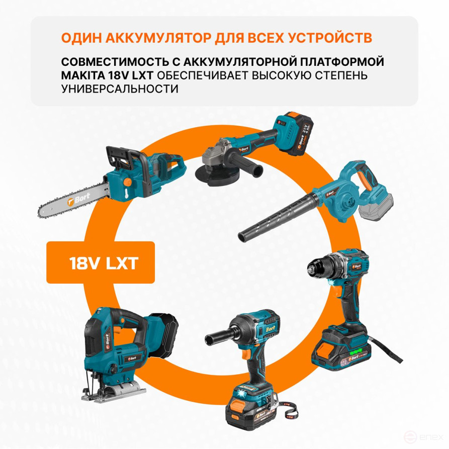 Воздуходувка аккумуляторная BORT BSS-21Li-Pro (без АКБ и ЗУ)