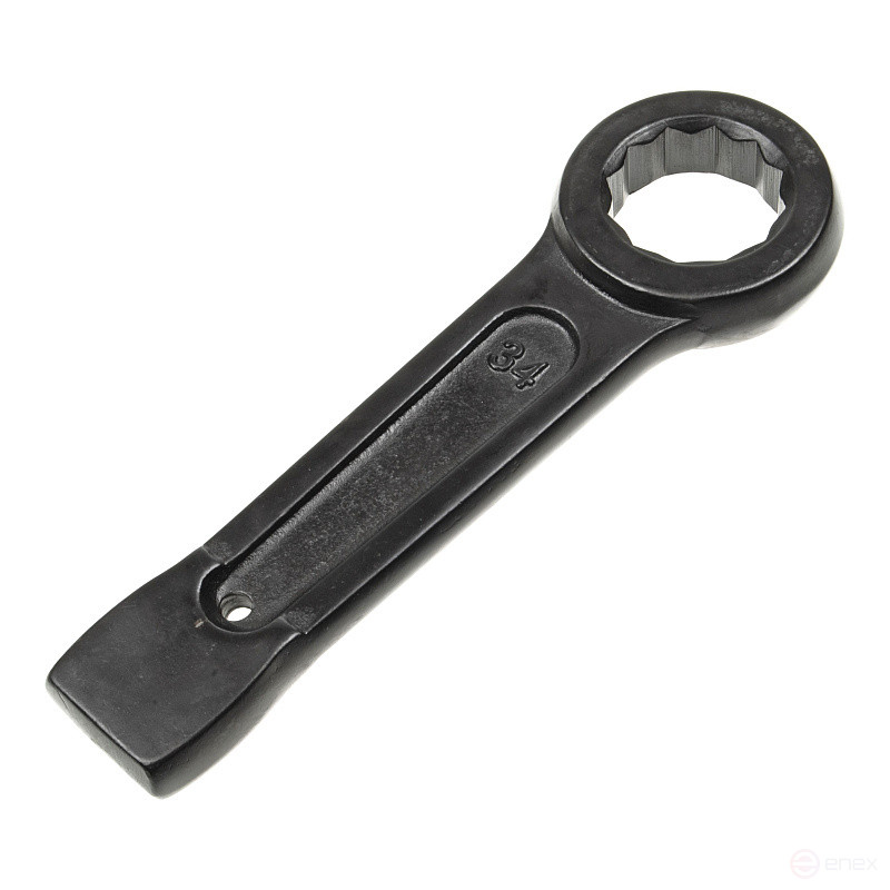 Ключ накидной 34мм ER-72034 ударный односторонний (L-204мм) ЭВРИКА /1/20