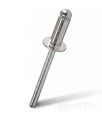 Rivet exhaust open MESSER Aluminum/Stainless steel. AlMg steel 5% Sst 3.2X6.0 mm (Pack of 50 pcs.)