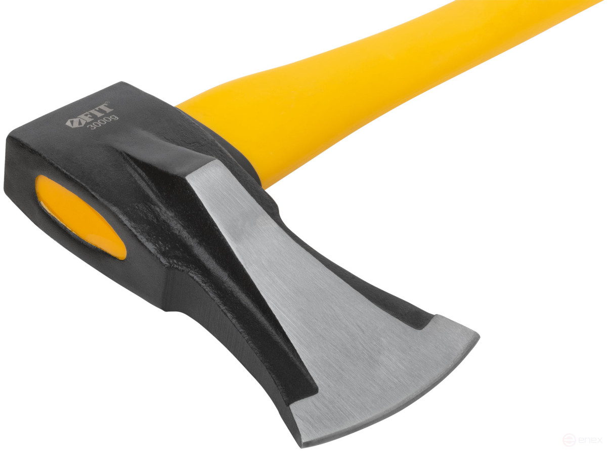 Axe-cleaver "big-eared" forged, fibreglass long handle 3000 gr.