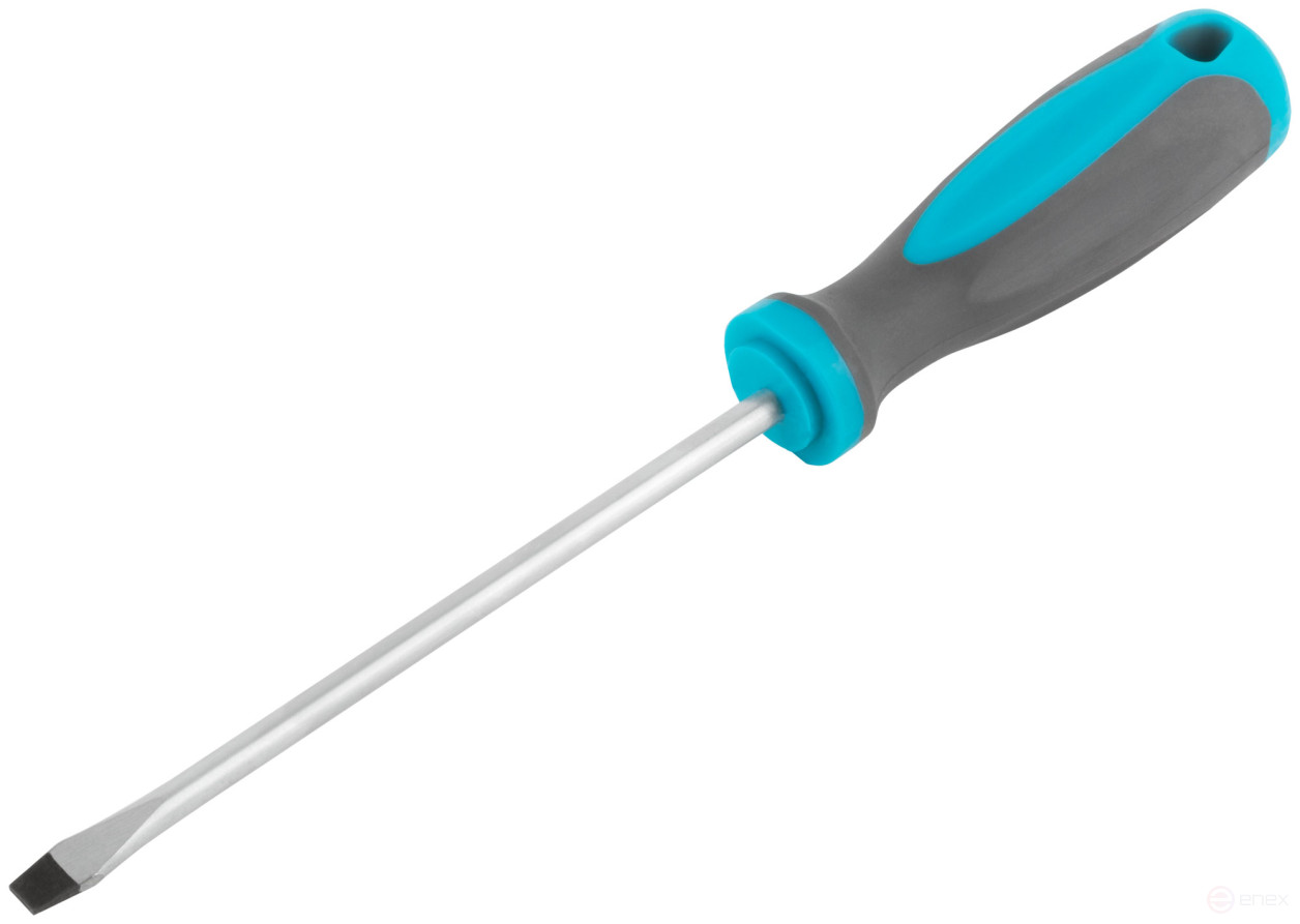 Screwdriver, CrV steel, rubberized handle SL6 x 150 mm