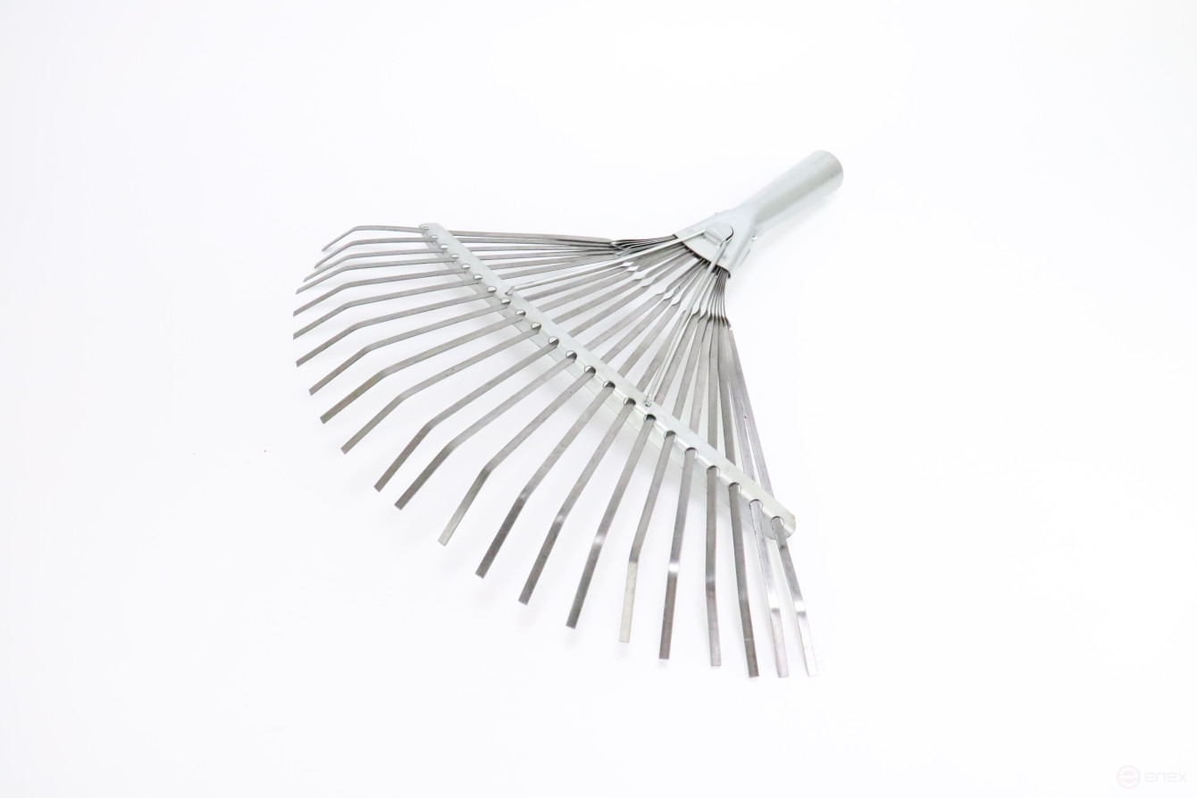 ACG Грабли 22 зубьев веерные пластинчатые усиленные ГСВ2 оцинк.сталь б/черенка 462814