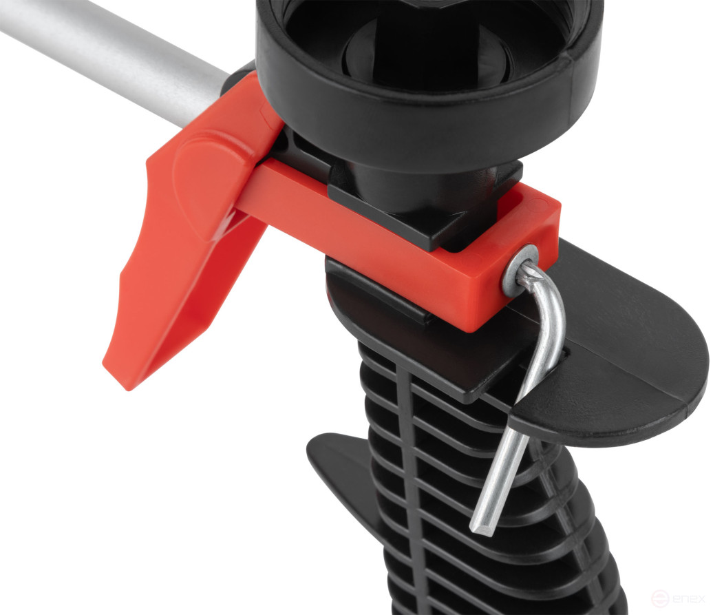 Mounting foam gun, plastic housing