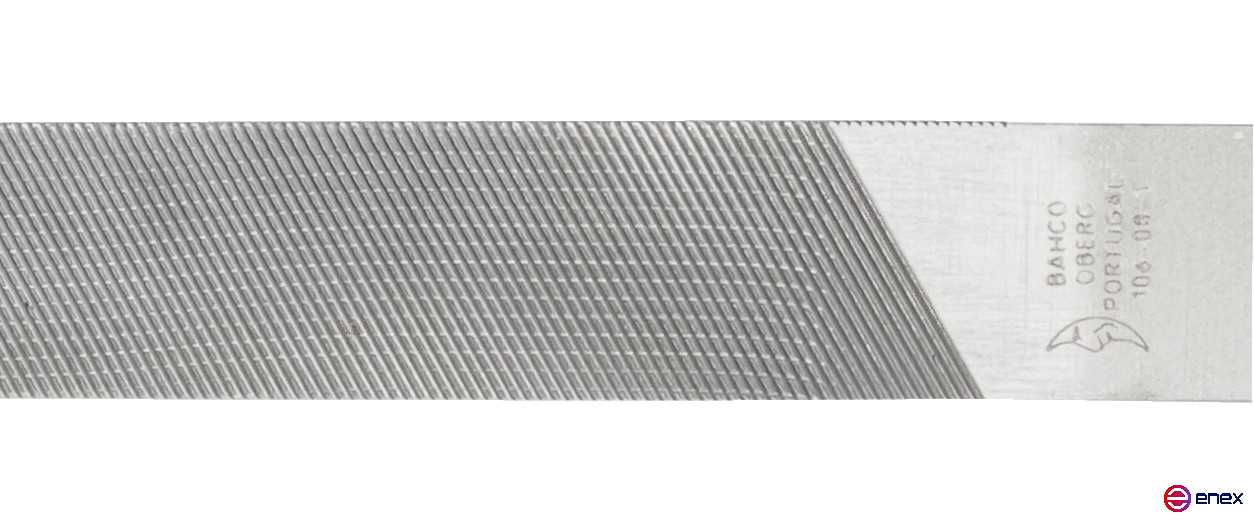 Напильник плоский без ручки типа Oberg 250 мм, насечка драчевая