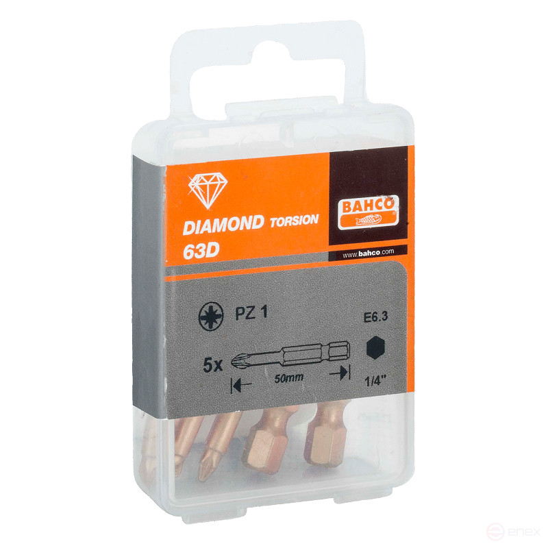 Биты под винты Pozidriv PZ1 , 50 мм