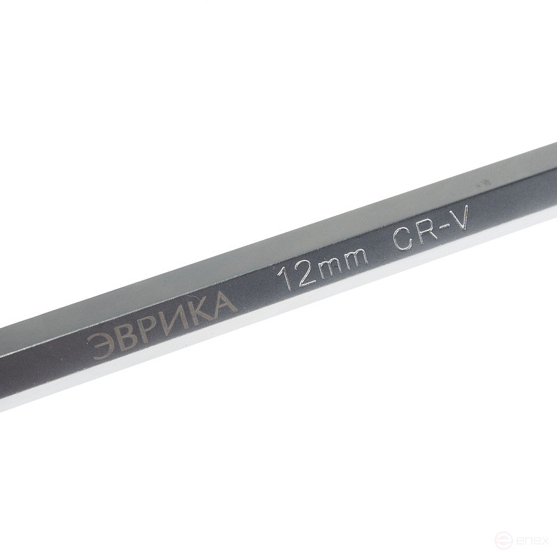 Ключ шестигранный 12мм ER-76412XL: Г-образный экстрадлинный ЭВРИКА /1/8/128