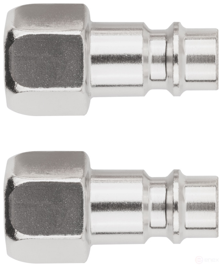 Universal adapters with 1/4" internal thread, 2 pcs.