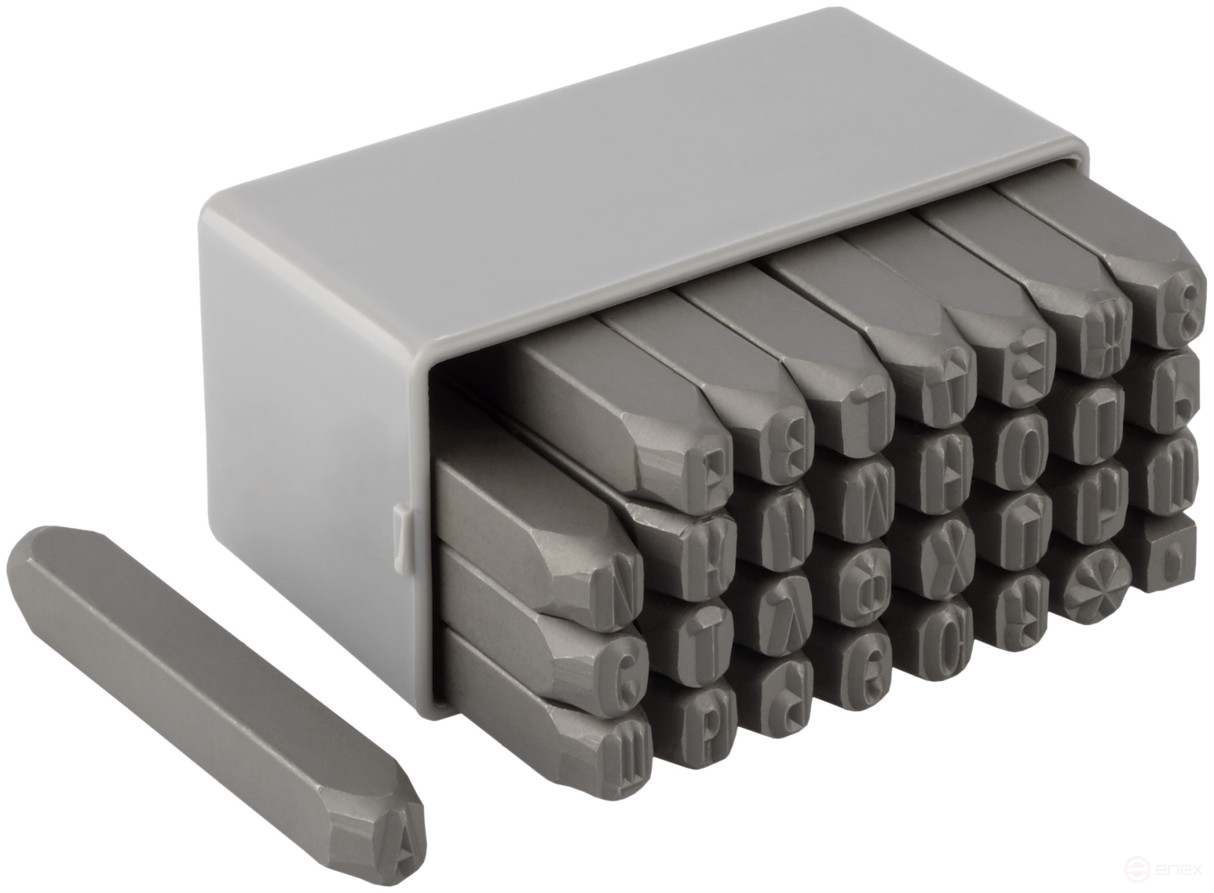 Набор клейм буквенных кириллица 6мм (стальные) BERIL