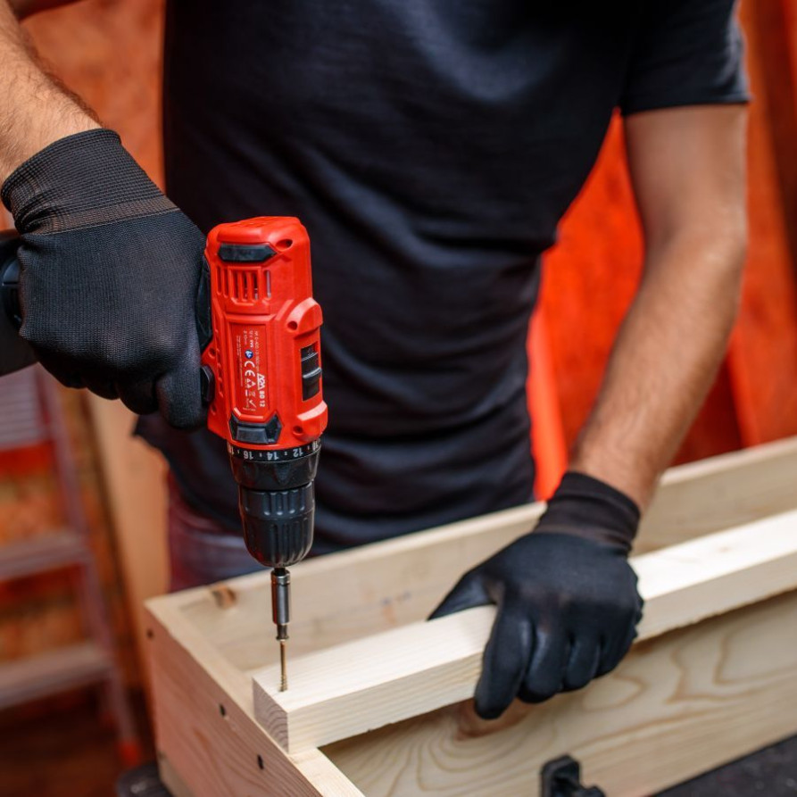 Cordless drill-screwdriver AGM BD 12V with battery and charger