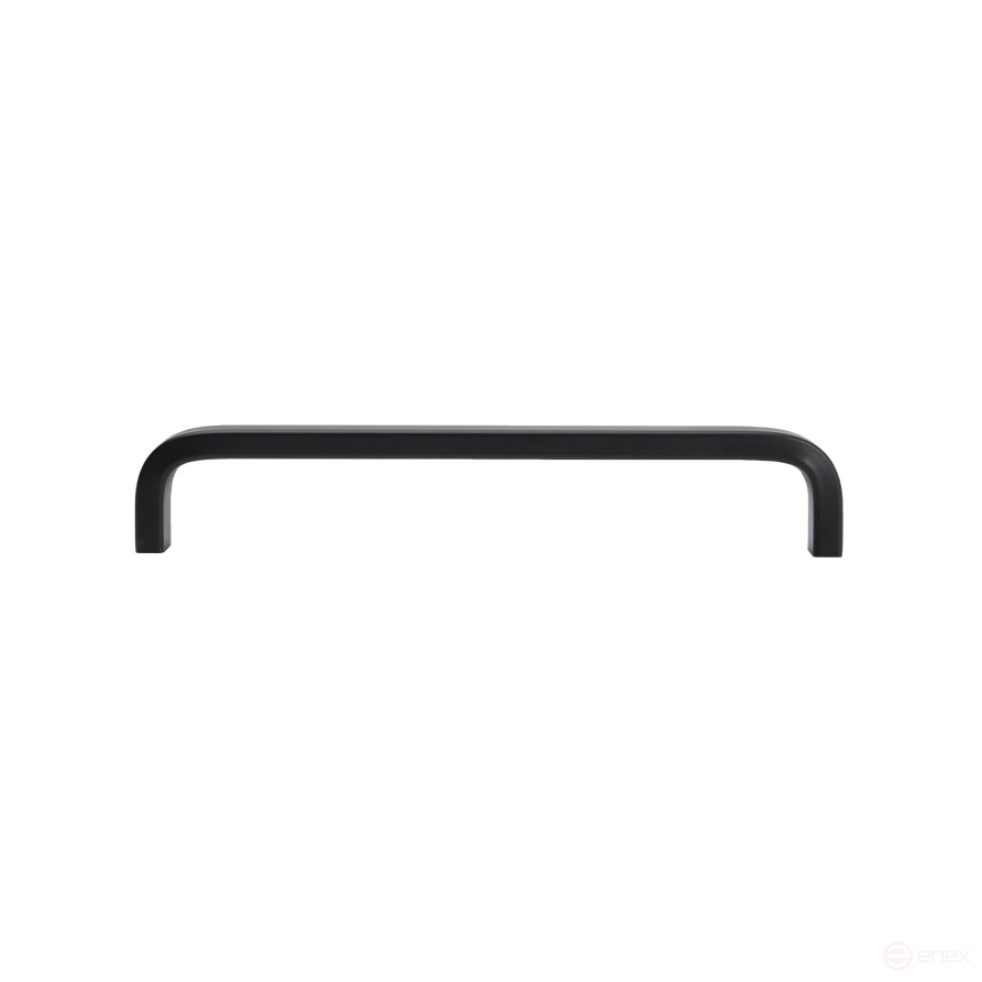 Handle meb. bracket alum. STRIPS 160/167 matte black, AKS
