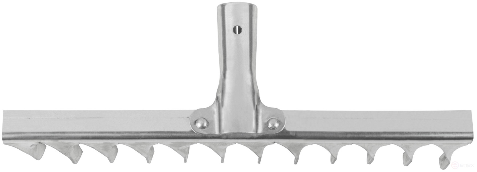 Грабли, витой зуб, нержавеющая сталь, 12 зубьев, без черенка