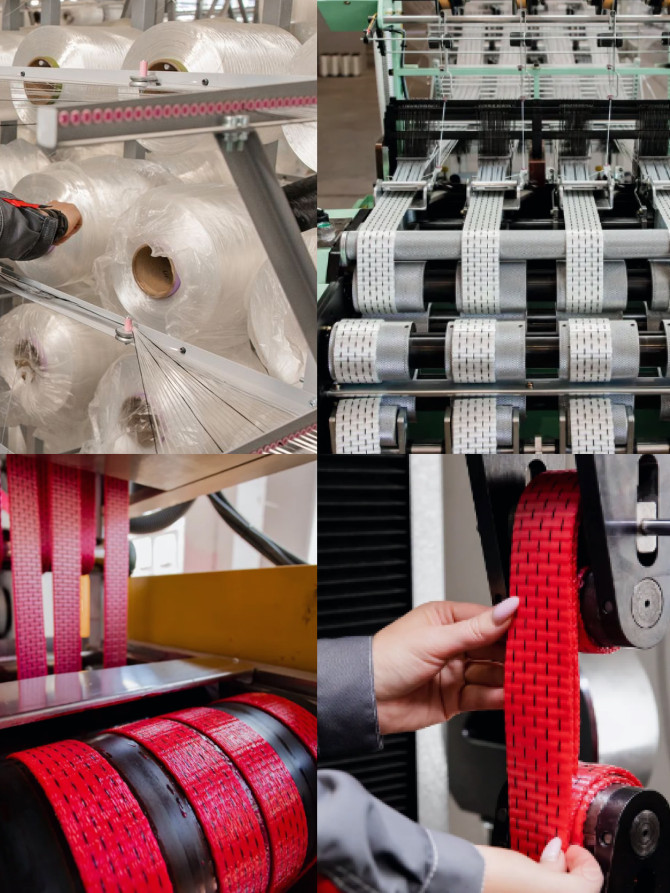 Лента РОМЕК для стяжных ремней 50 мм / 6000 DAN (оранжевая), 100м