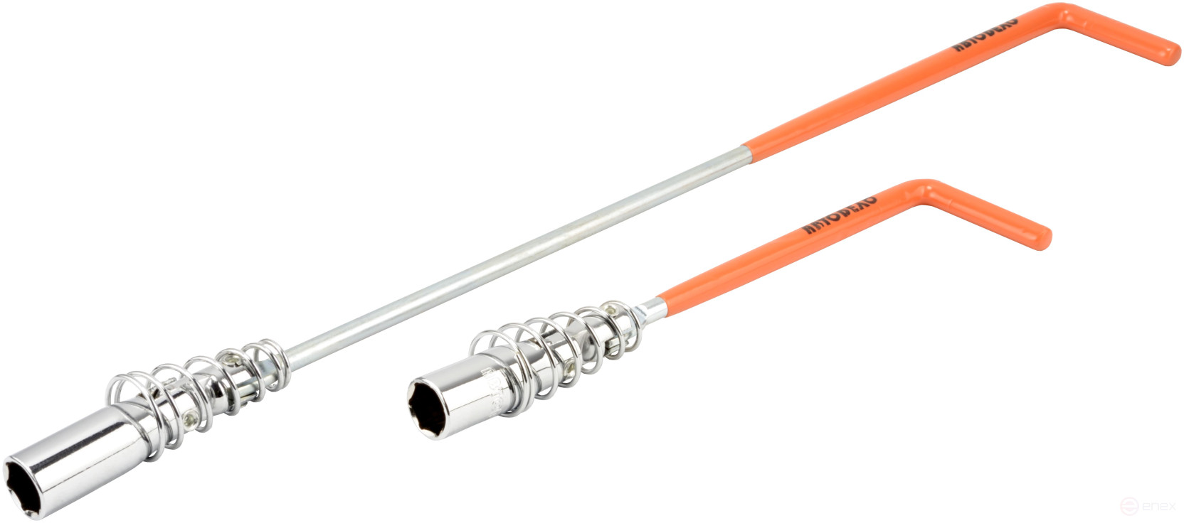 Ключ свечной карданный *16 (500мм; пружина)(АвтоDело) (34155)