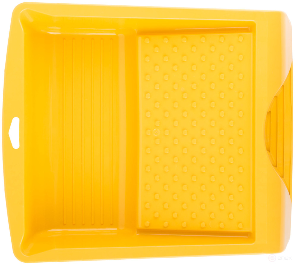 Yellow 310x270 mm paint tray, fixing pedal