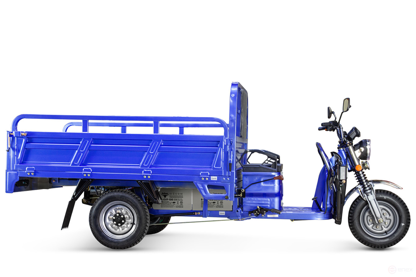 Cargo electric tricycle Rutrike Expert PRO 2000, grey