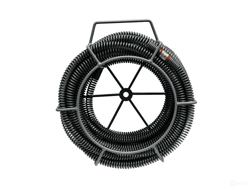 Комплект прочистных спиралей VOLL СТАНДАРТ диаметром 32 мм*4,5 м - 5 шт., на барабане