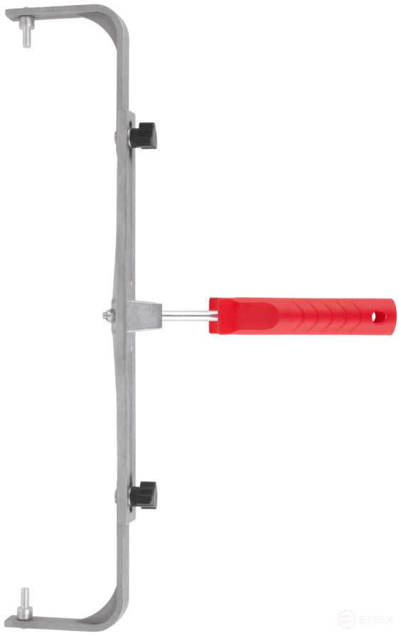 Roller handle 250-450 mm, aluminum Ø 8 mm, sliding