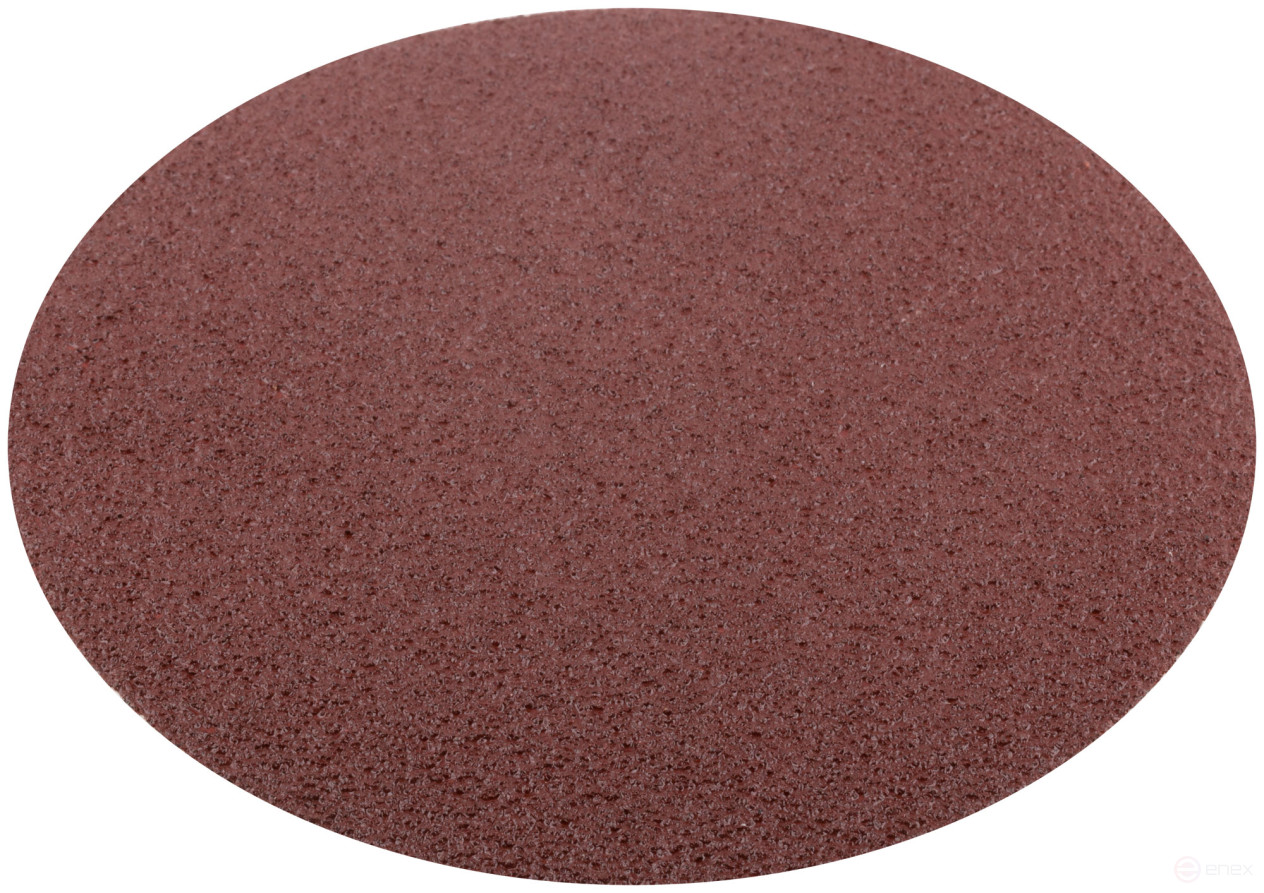 Круги абразивные шлифовальные на ворсовой основе под "липучку" (Р60, 125 мм, 5шт.), Cutop Profi