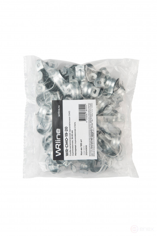 WRline WR-CMO-19-20 Single-valve metal bracket WRline CFR galvanized, 19-20 mm (100 pcs)