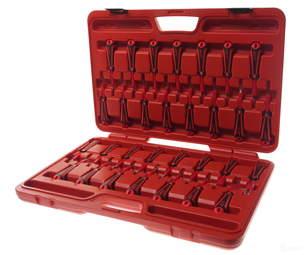 A set of tools for repairing electrical wiring 30 items in a JTC case