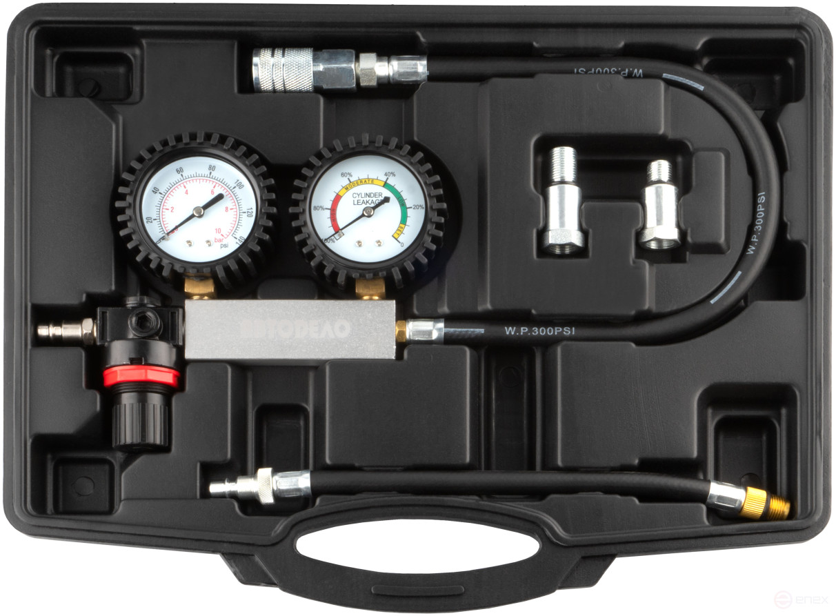 Набор для выявления утечек в цилиндрах (0-700 КПа) (АвтоDело) 40045