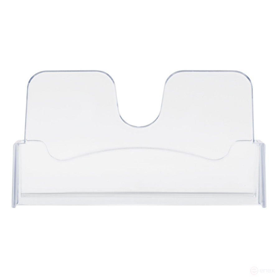 Business card holder desktop STAMP, 40*100mm, transparent