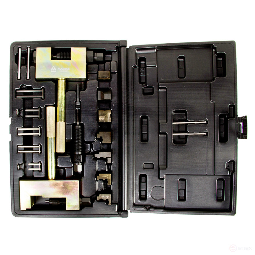 Набор для соединения и разъединения звеньев цепи ГРМ MB, кейс, 22 предметов МАСТАК 103-22022C