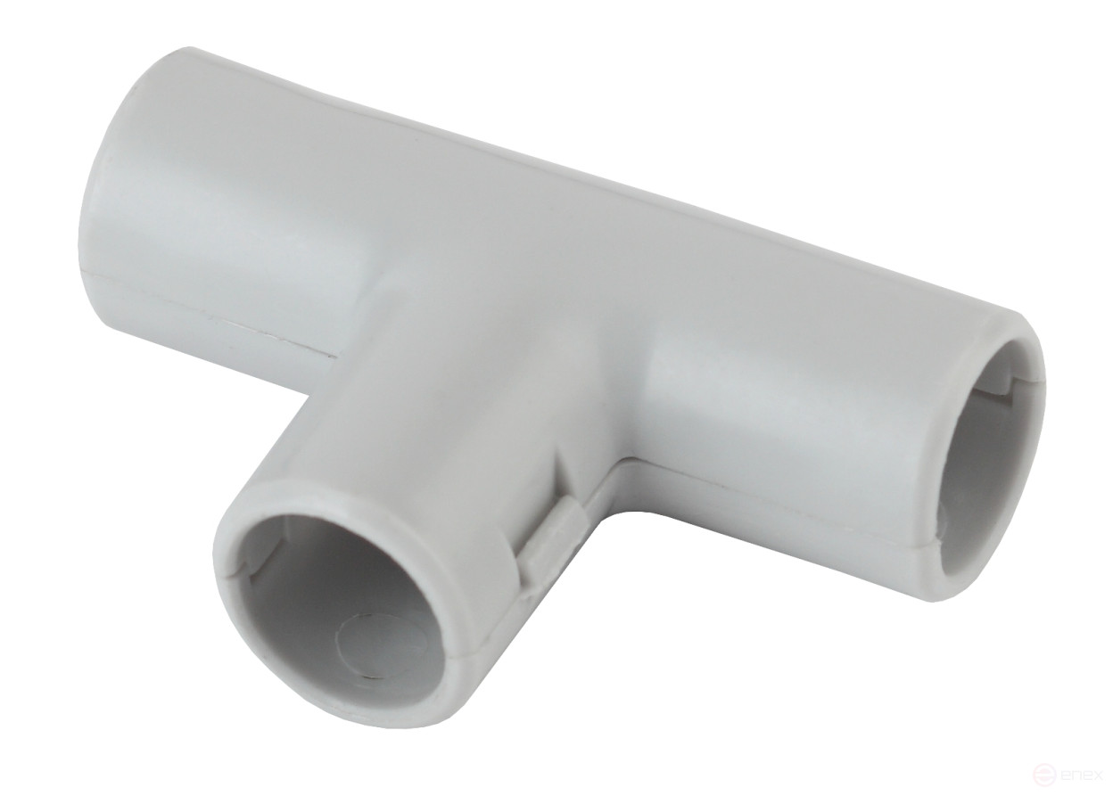 Тройник ЭРА TR-16 для трубы разборный серый d16мм 10шт