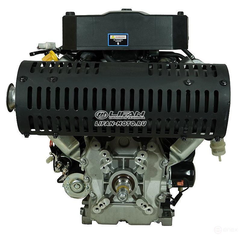 Двигатель Lifan LF2V90F ECC, вал 28,575мм, катушка 20А датчик давл./м