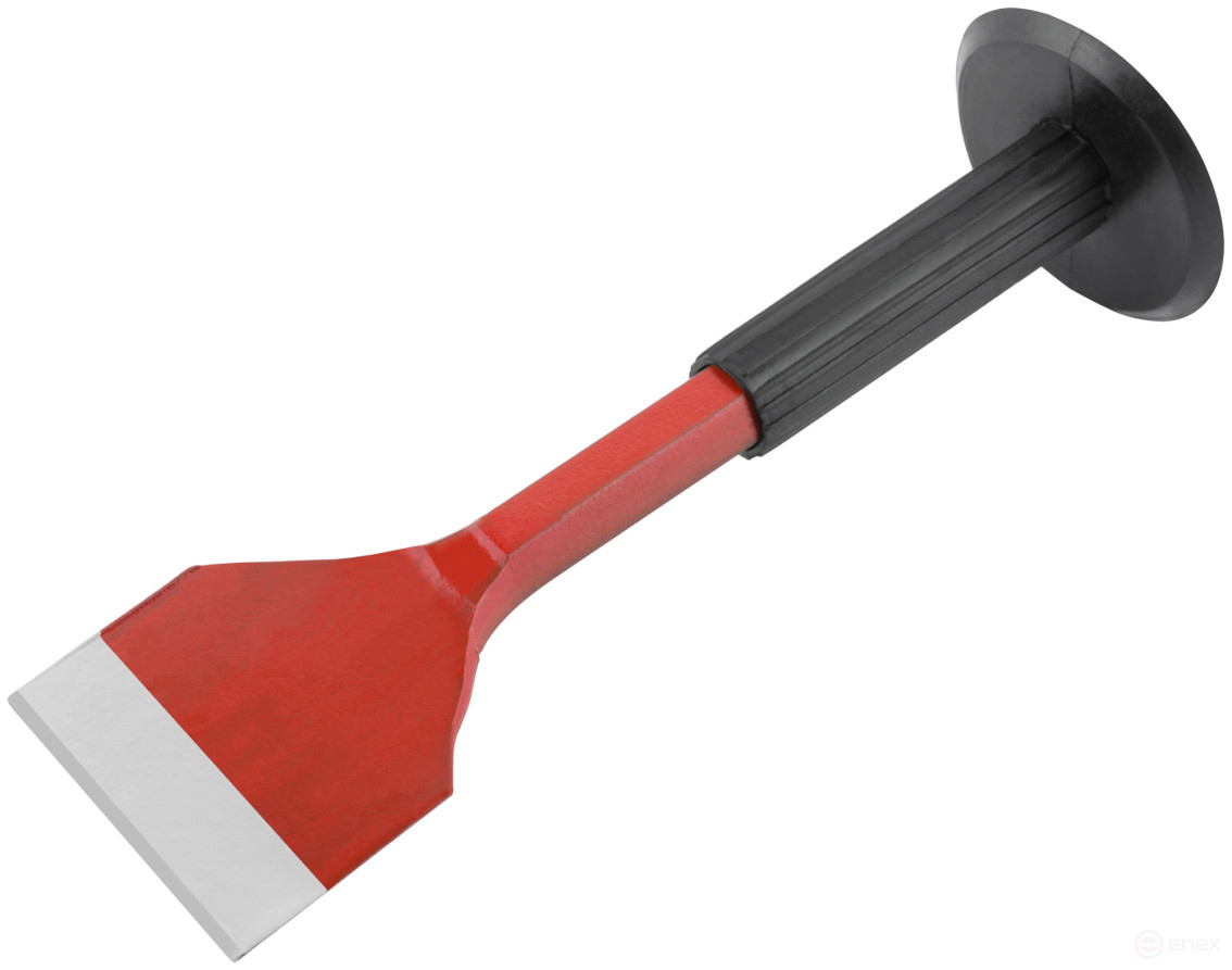 Зубило широкое с резиновым протектором 250х16х65 мм
