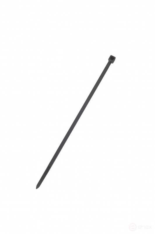 WRline WR-SHN-36-150B Стяжка-хомут 3,6х150 мм, кабельная нейлоновая 6,6, неразъемная, цвет черный (100шт)