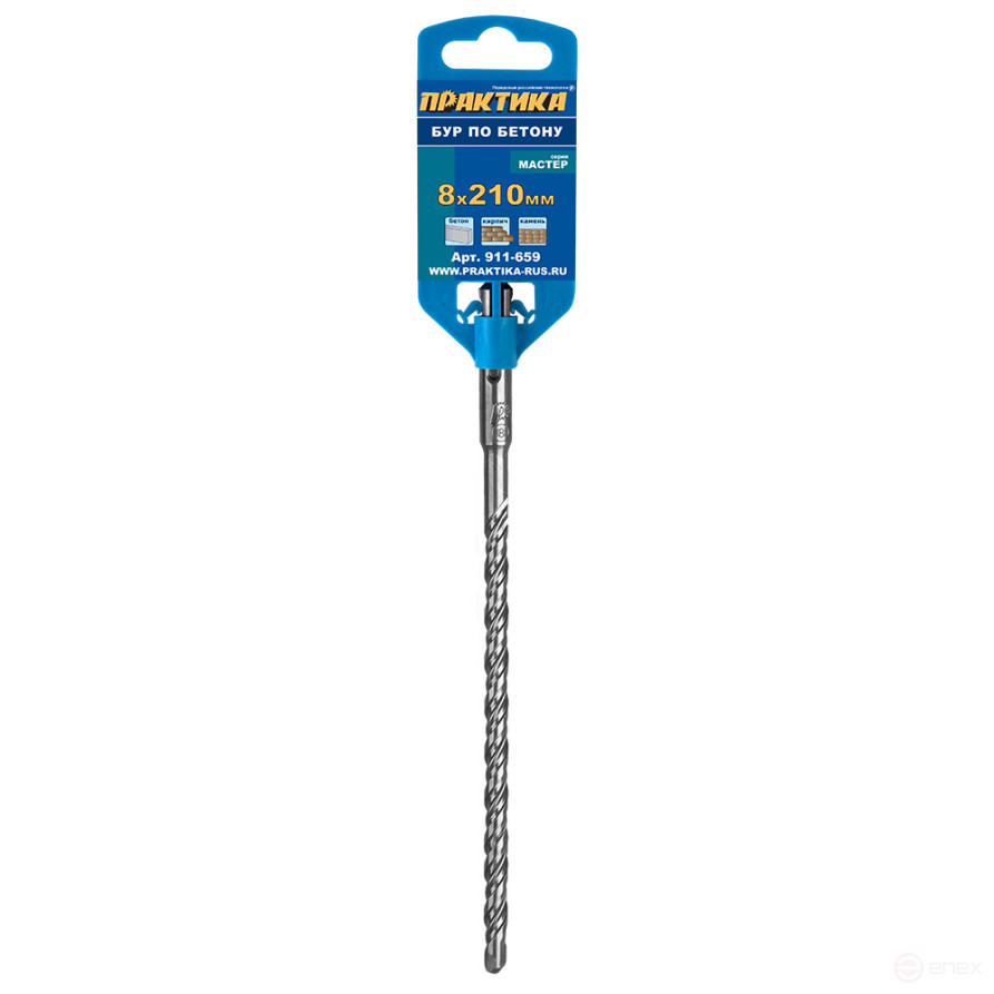 Drill bit SDS-plus PRACTICE 8 x 150/210 mm "Master" series for concrete (911-659)