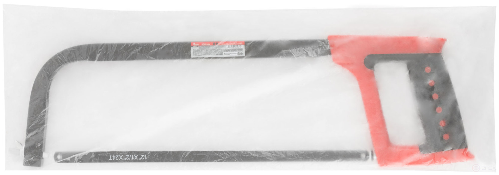 300 mm metal hacksaw, plastic rubberized handle