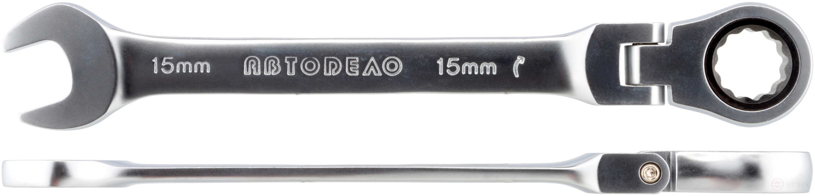 Combination ratchet articulated wrench 9*9 (Avtodor) 30209