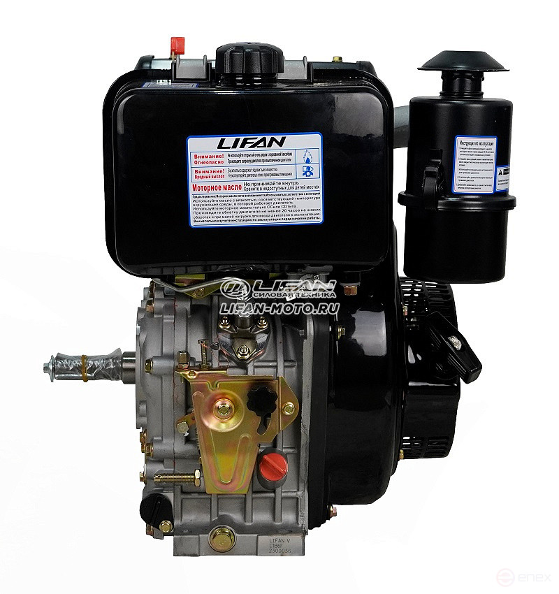 Lifan Diesel 186F engine, shaft 25mm