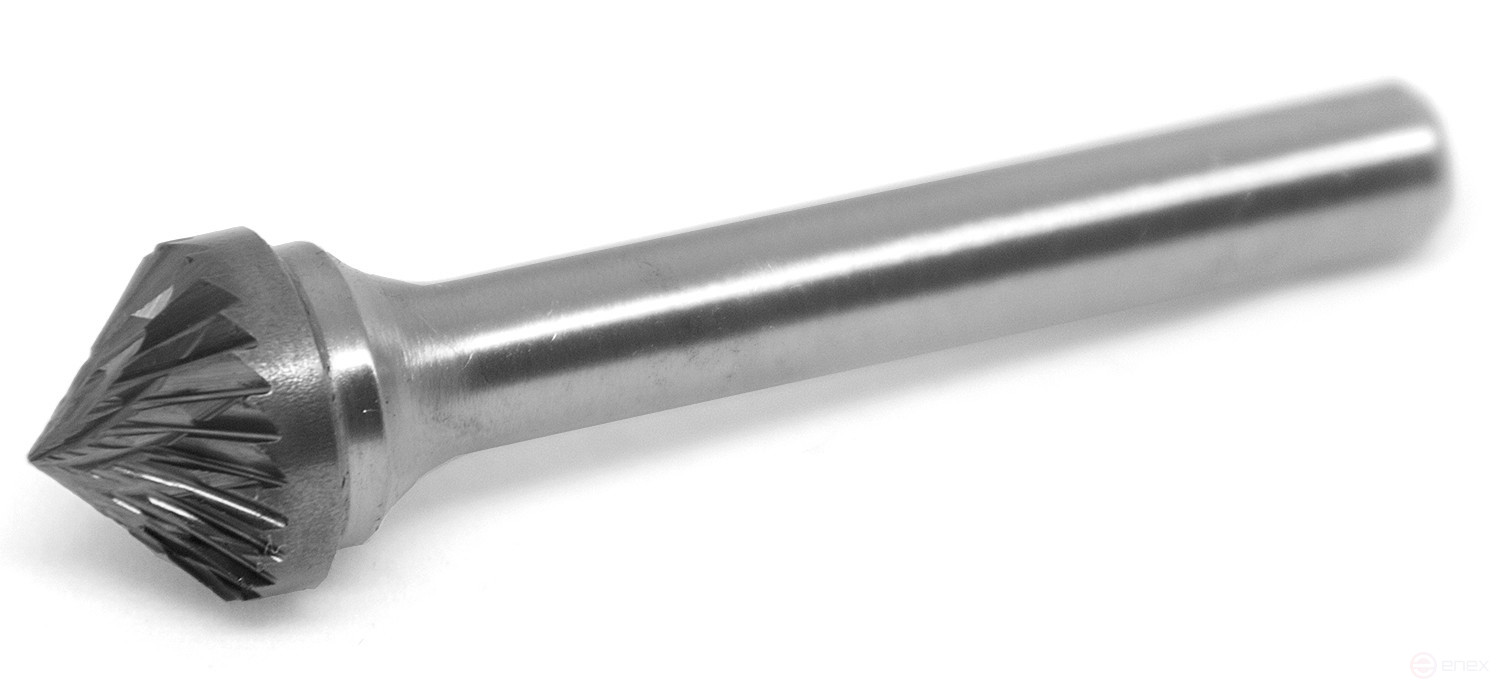 Борфреза твердосплавная Bohre коническая с углом 90°, тип K 10-05-М-06-L50
