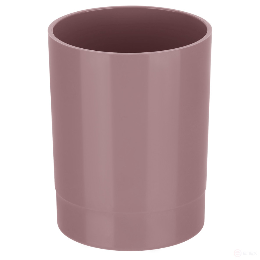 Stand-glass STAMM "Office. Voyage. Agra", plastic, round, burgundy