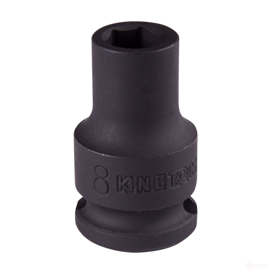 Головка торцевая ударная шестигранная 3/8", 8 мм KING TONY 353508M