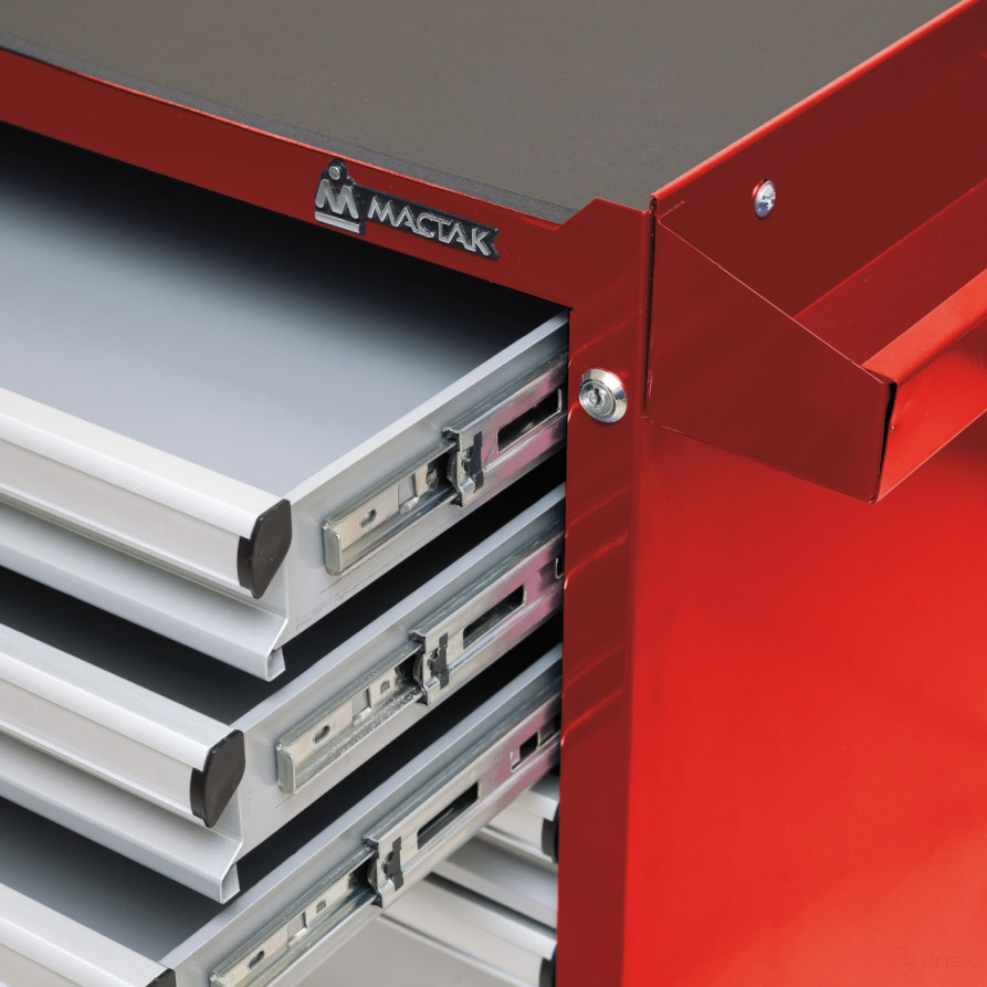 Tool cart, 6 drawers, OPTIMA, red MASTER 521-06581MR